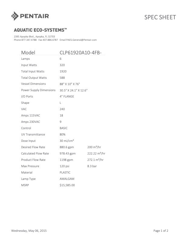 UV C Water Sterilizer