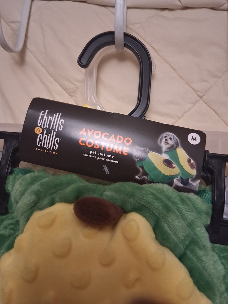 NWT- Thrills & Chills, Dog Costume, Avocado, Medium