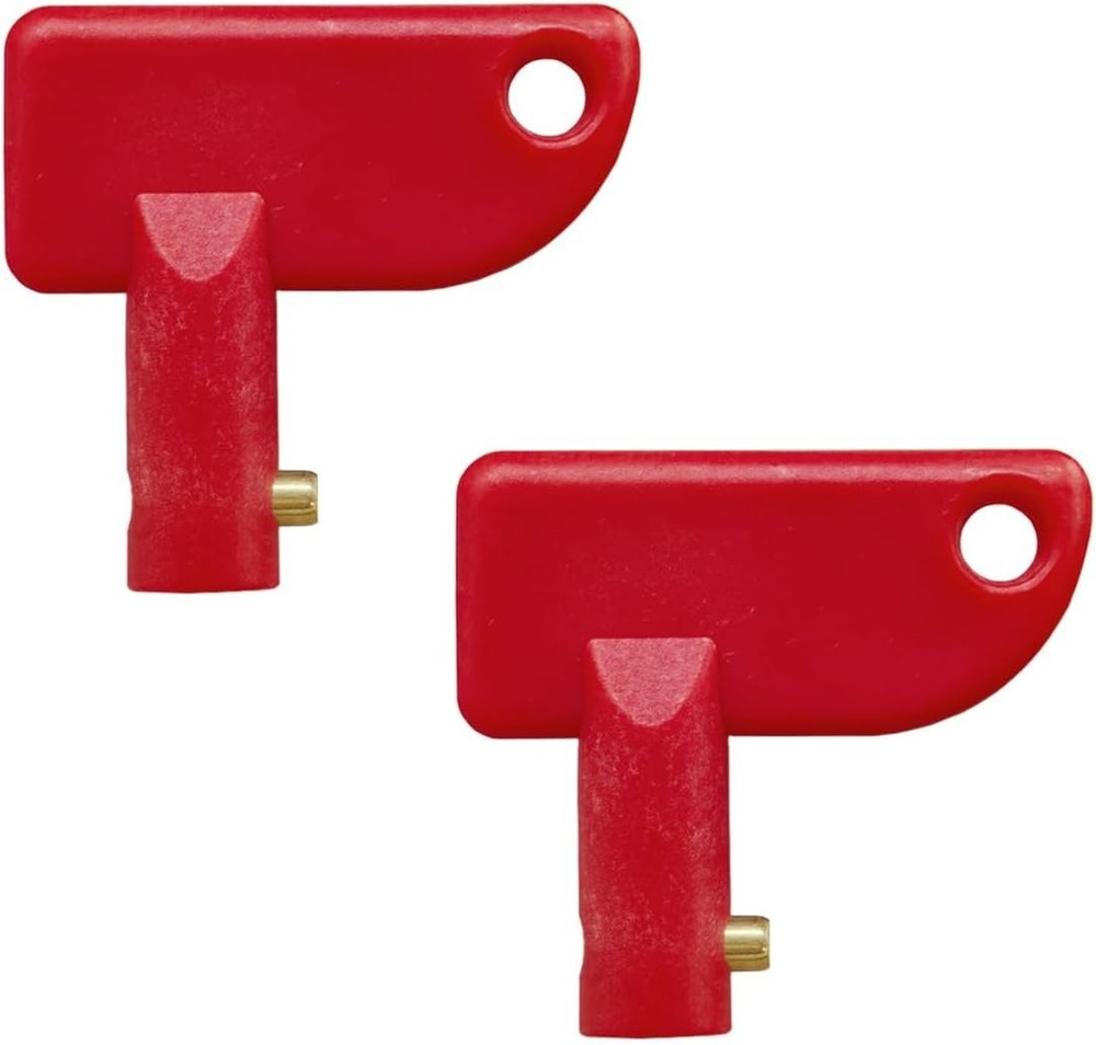2PCS High-Quality Mini Battery Disconnect Keys for Vehicle Security & Longevity
