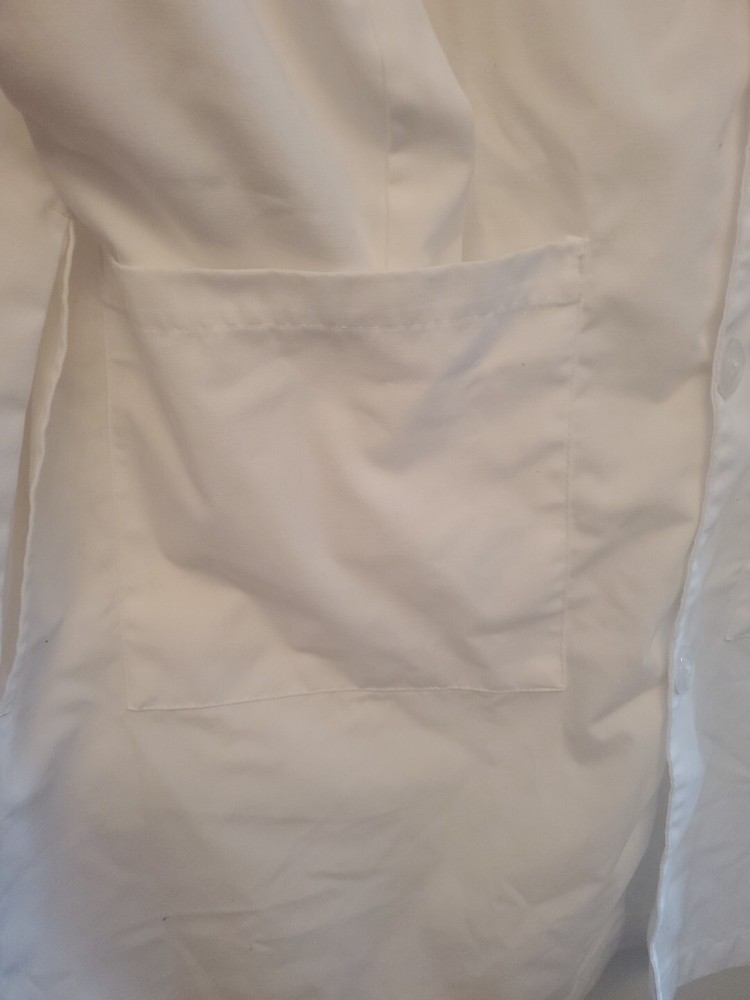 Landau Unisex 5-Pocket Plain Lab Coat - Medium
