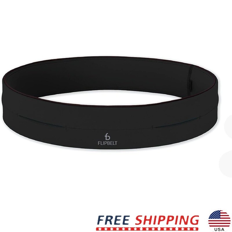 Non-Bounce Reflective Running Belt W/ Multi-Access Pockets Lightweight New