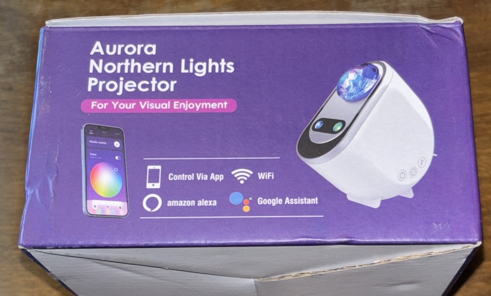 AURORA NORTHERN LIGHTS WHITE PROJECTOR