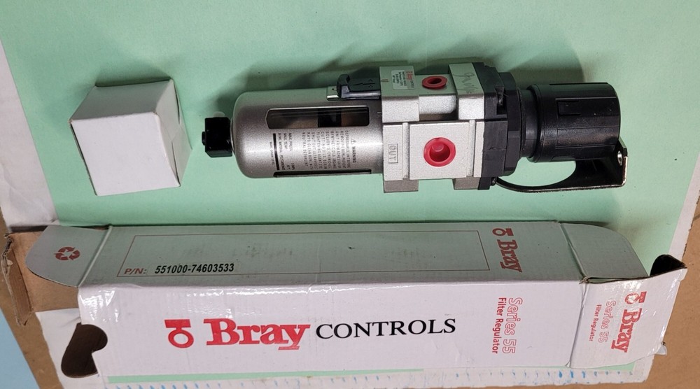 Compressed Air Filter Regulator, Bray Controls Series #55