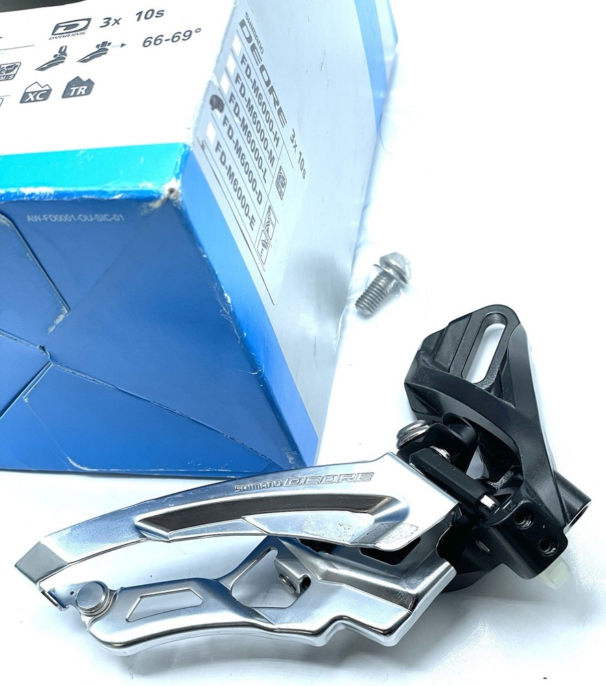 Shimano Deore FD-M6000-D 10-Speed Triple Side-Swing Front-Pull Direct Mount