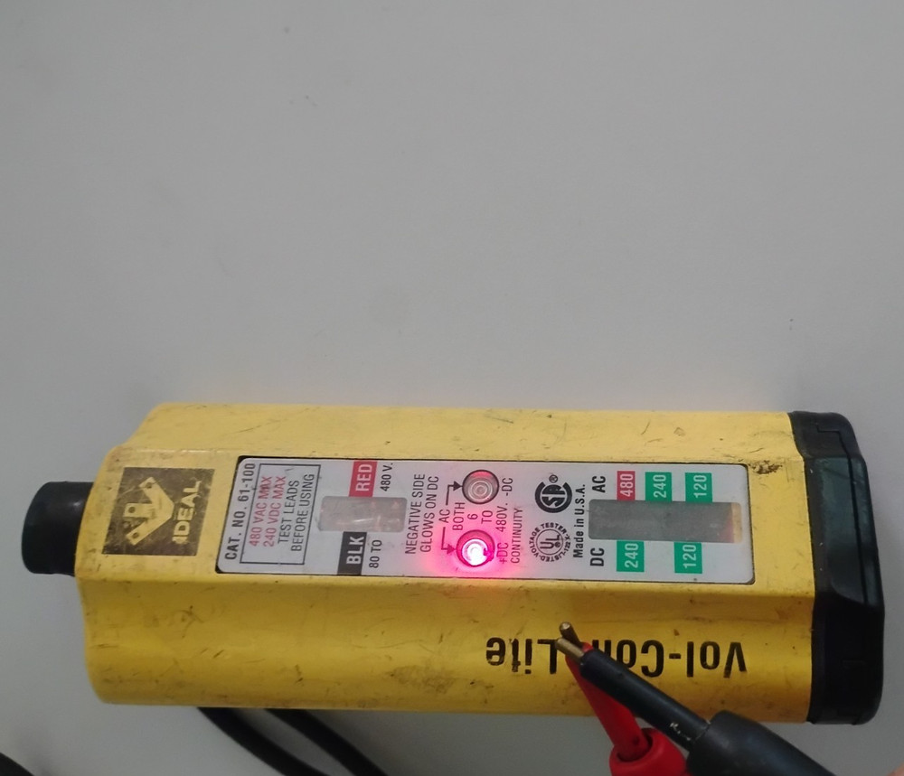 Ideal Tools VOLTAGE TESTER MODEL 61-100 Vol-con Lite