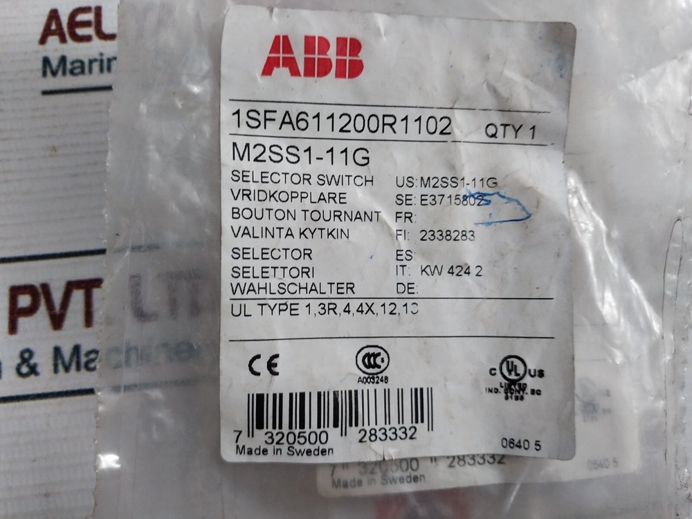 ABB 1SFA611200R1102 Selector Switch