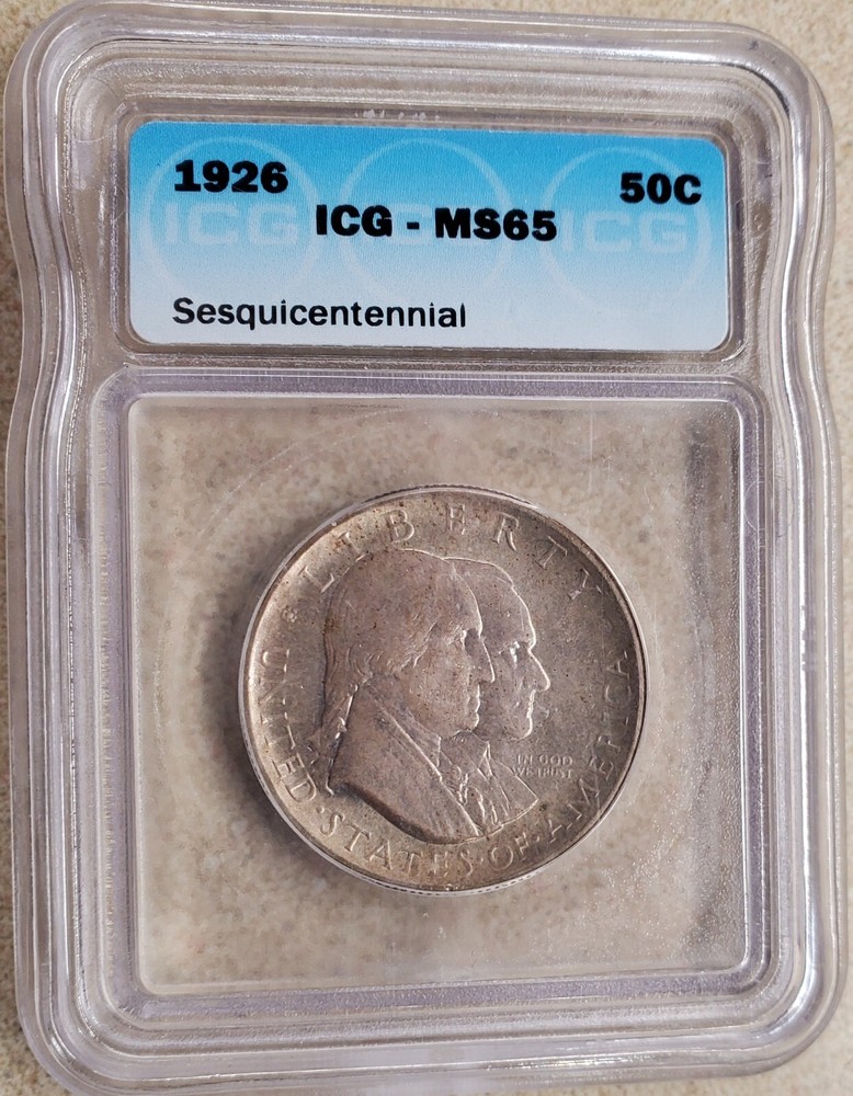 1926 Sesquicentennial Classic Commemorative Silver half Dollar