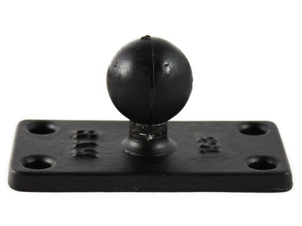 RAM Mount 3" x 1.5" Rectangular Aluminum Base with 1" Ball - RAM-B-202U-153