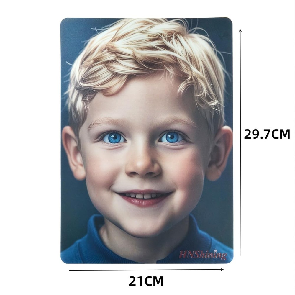 Reusable Face Painting Practice Board Makeup Exercise Template Display Tool