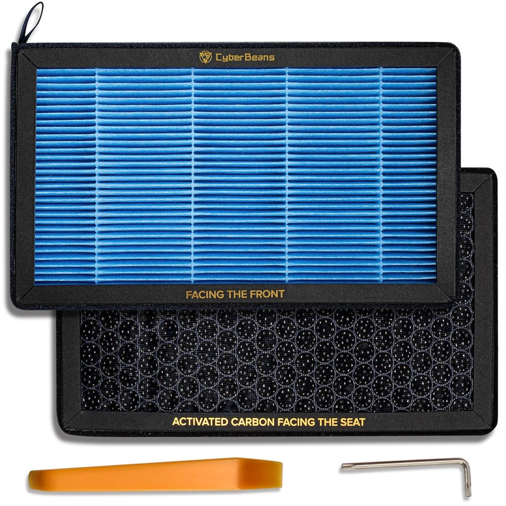 CYBERBEANS Air Conditional Replacement with Activated 2Pcs Cabin Filter