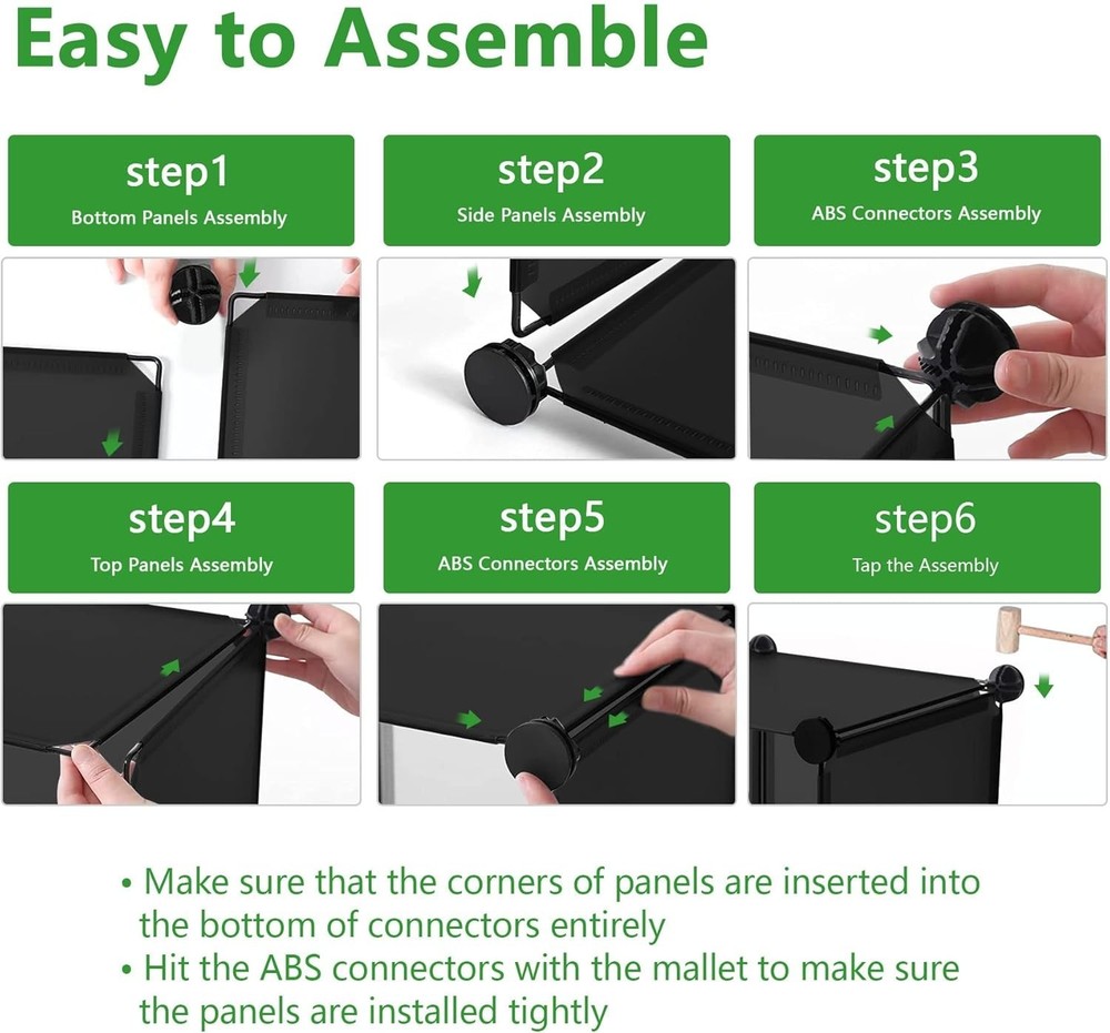 Cube Storage Organizer 16-Cube Shelves Units Plastic Storage Cubes DIY Closet