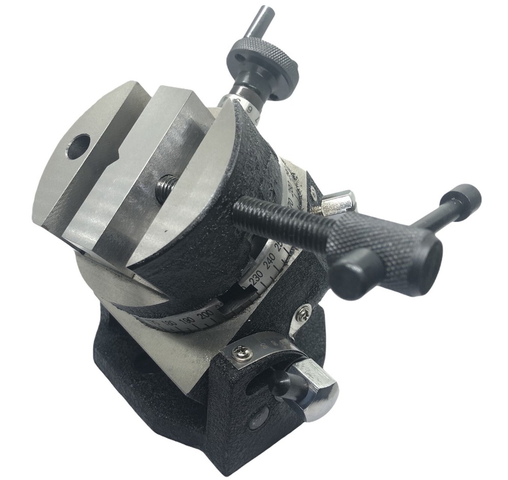 3" TILTING ROTARY TABLE & 3" ROUND VICE VISE BLUEFOX TOOLS