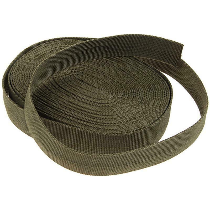 US 10 Yards Tactical Spec Flat Nylon Webbing for Slings Backpack Straps Hunting