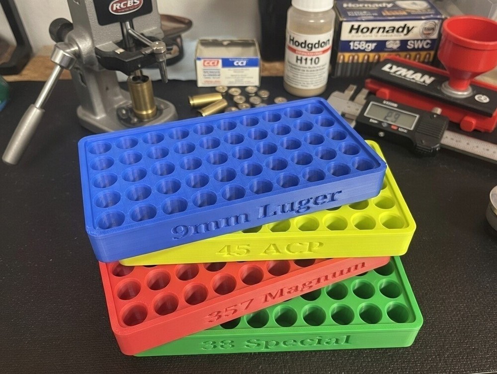 Custom Value Reloading Tray- 50 Round: Most Any Caliber!