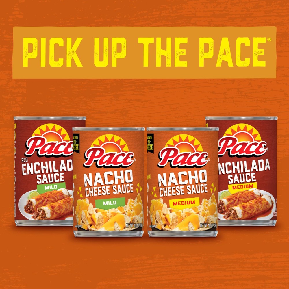 Pace Medium Nacho Cheese Sauce 10.5 oz Can