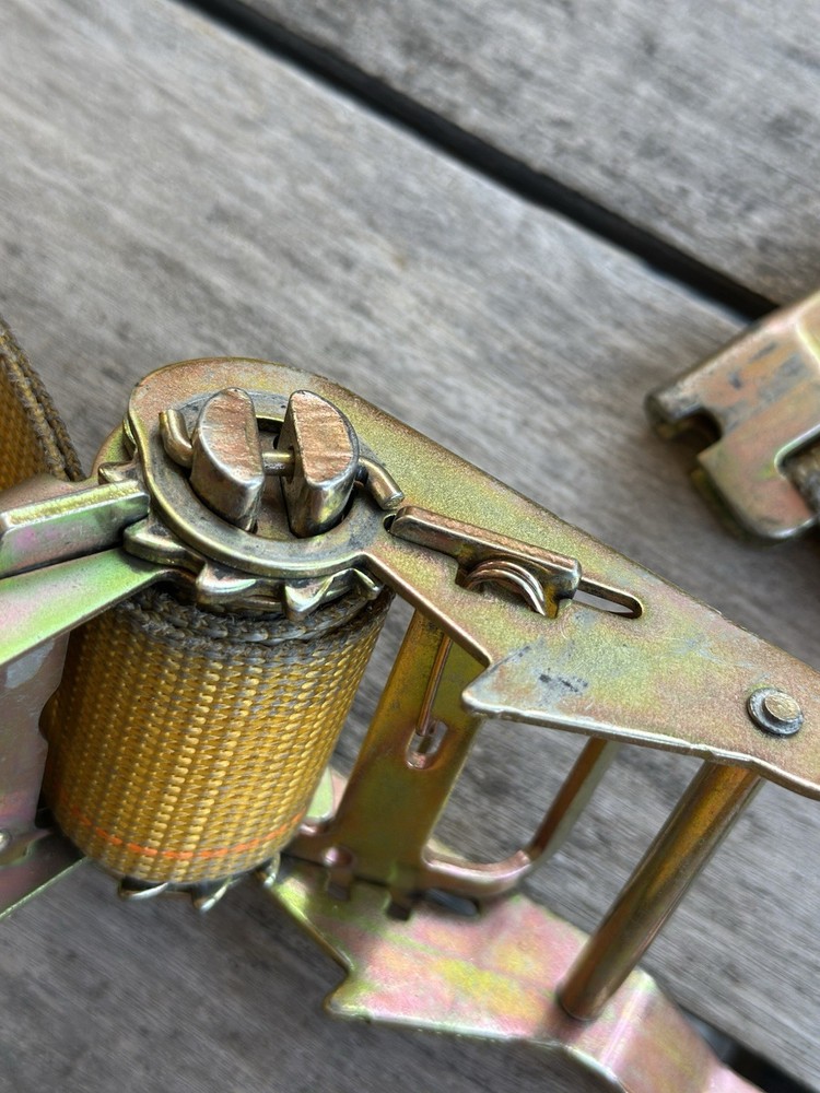 2 - Kinedyne E-Track Ratchet Strap 12'LX2" /1000lbs work load