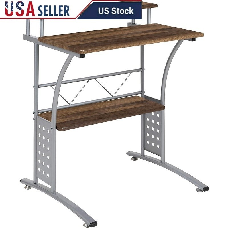 Modern Multi-Space Saving Computer Desk W/ Storage Home Office Dorm Use