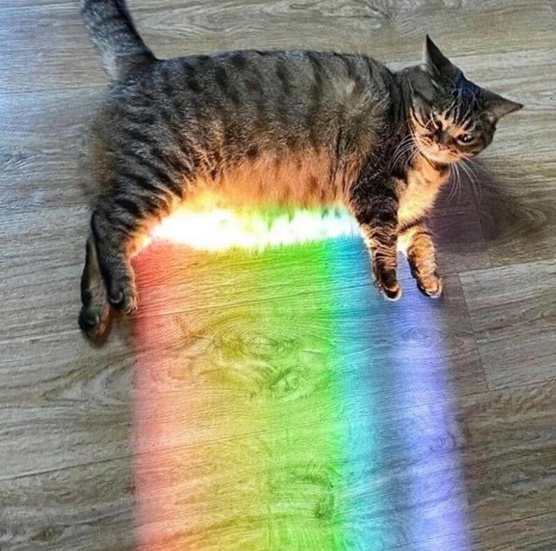 Triangular Prism Rainbow Prisma Crystal Photographic Physics Light Experiment