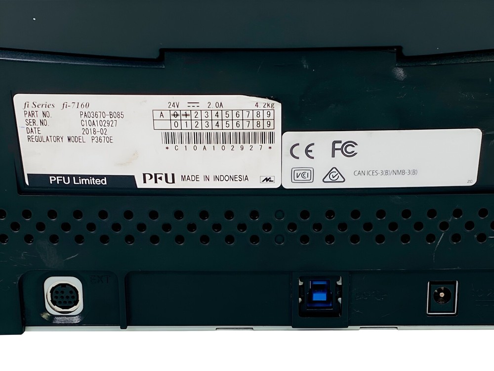 Duplex Image ADF Document Scanner 600DPI 60 ppm for Education w/FULL SET TESTED