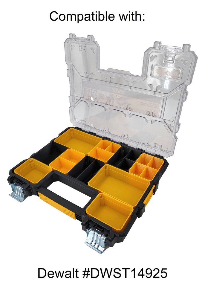 Dewalt Shallow Pro Organizer Compatiable Small Replacement Bins