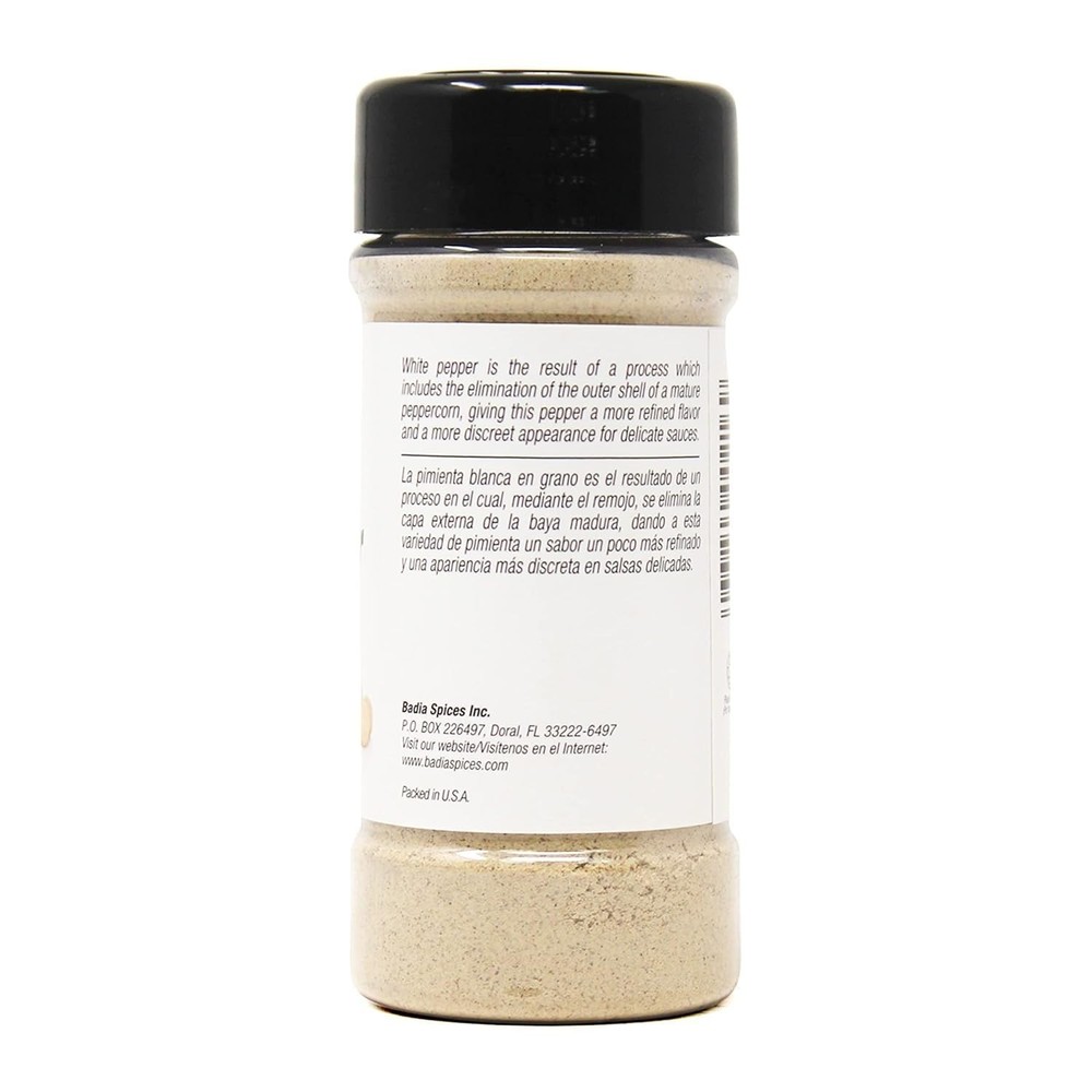 Badia Ground White Pepper, 2 oz – Smooth