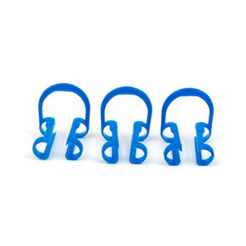 10Pcs Dental Disposable Cotton Rolls Holders Clip Isolate Teeth Clamp Plastic
