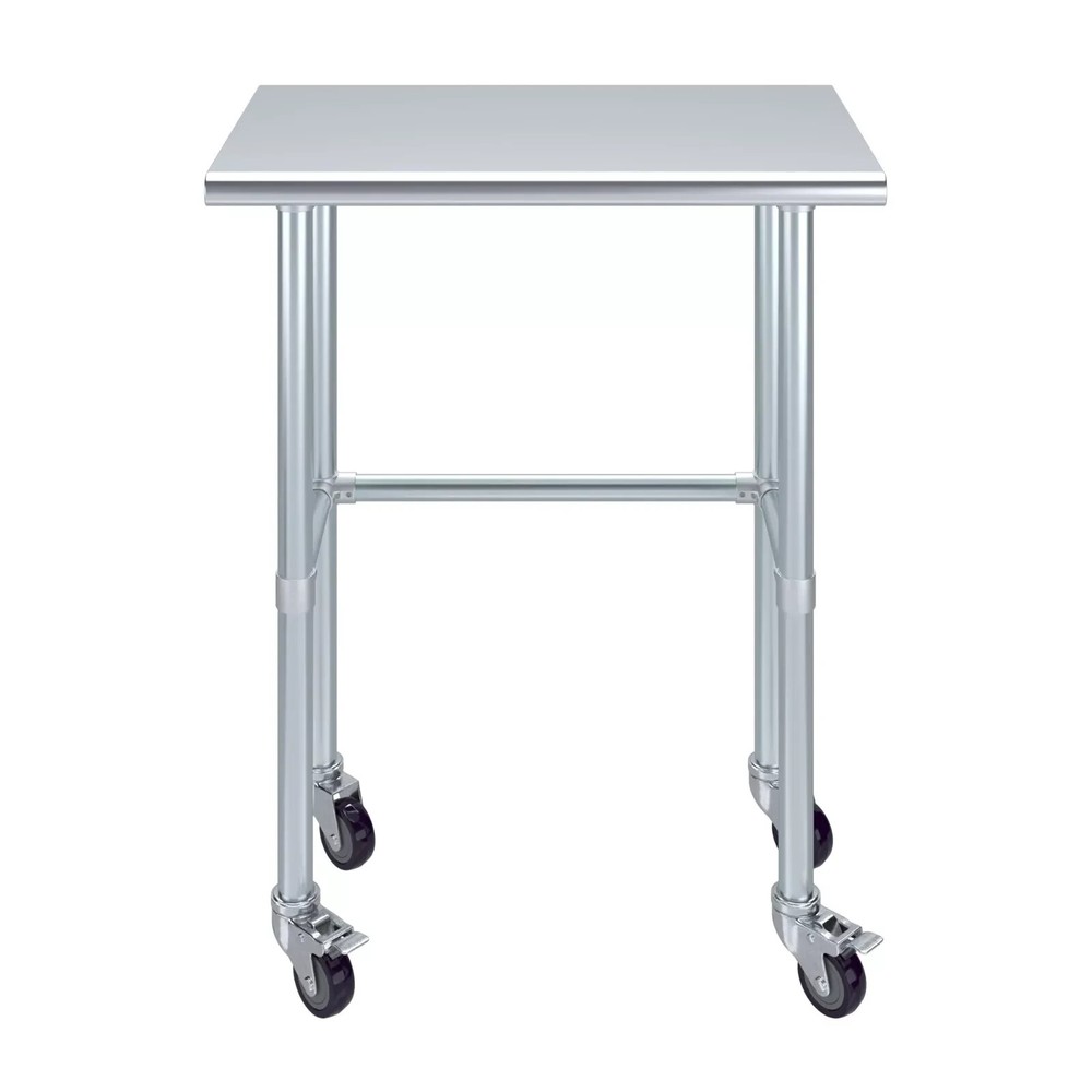 36"x30" Stainless Steel Kitchen Prep & Work Table, NSF Certified, Open Base
