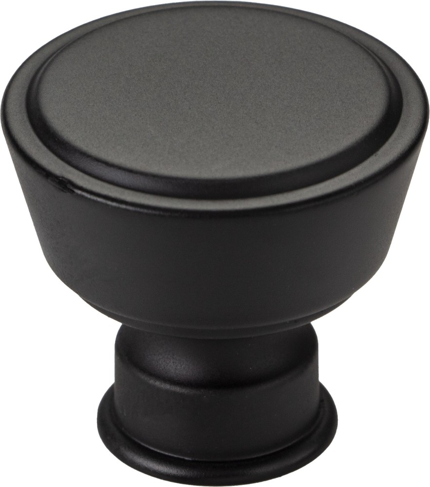 Top Knobs TK3120BLK Ormonde Knob 1 3/8" - Flat Black