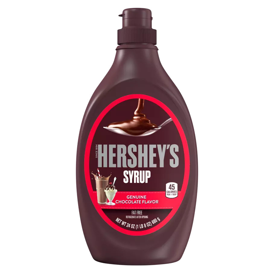 HERSHEY'S Chocolate Syrup Bottle 24oz 3 Pack