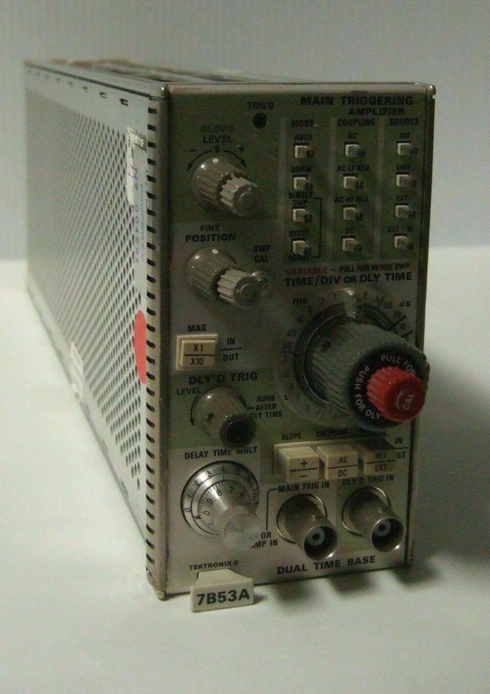TEKTRONIX 7B53A Dual Time Base Plug In Compartment