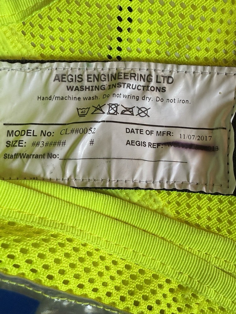 Emergency High Visibility Vest, Professional Quality.