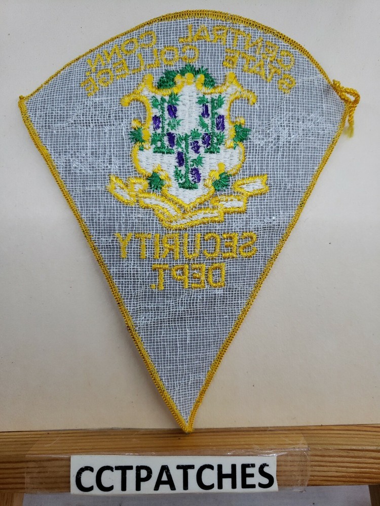 CENTRAL CONNECTICUT STATE COLLEGE SECURITY (POLICE) SHOULDER PATCH CT