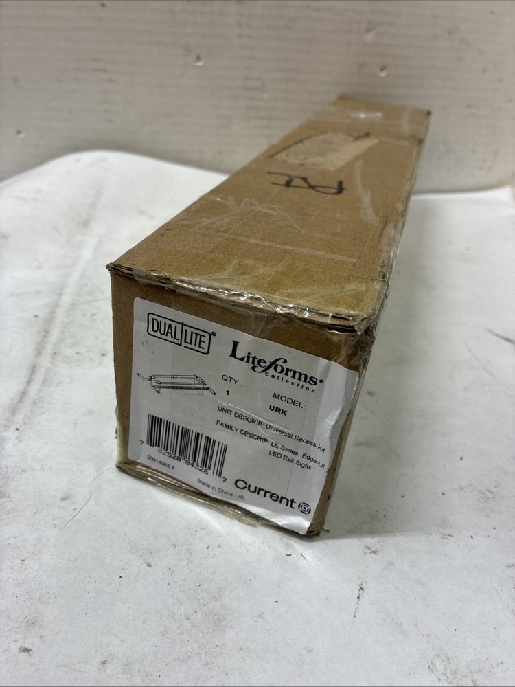 Hubbell Dual Lite Liteforms Universal Exit Light Recess Mounting Kit URK