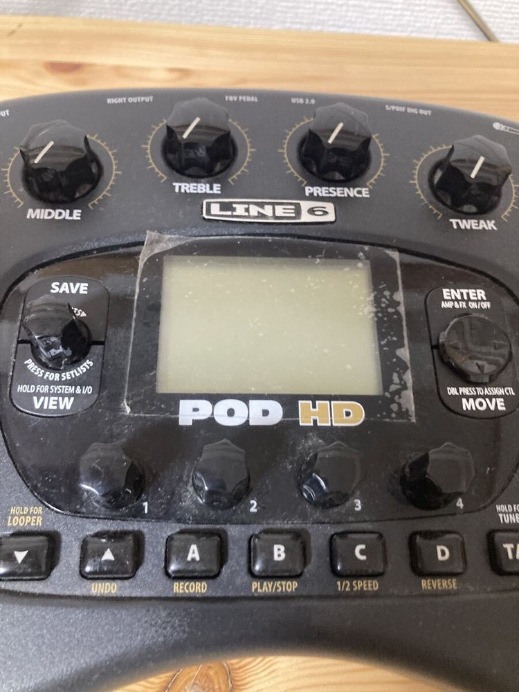 Line 6 Pod Hd Amp Simulator Effects Processor