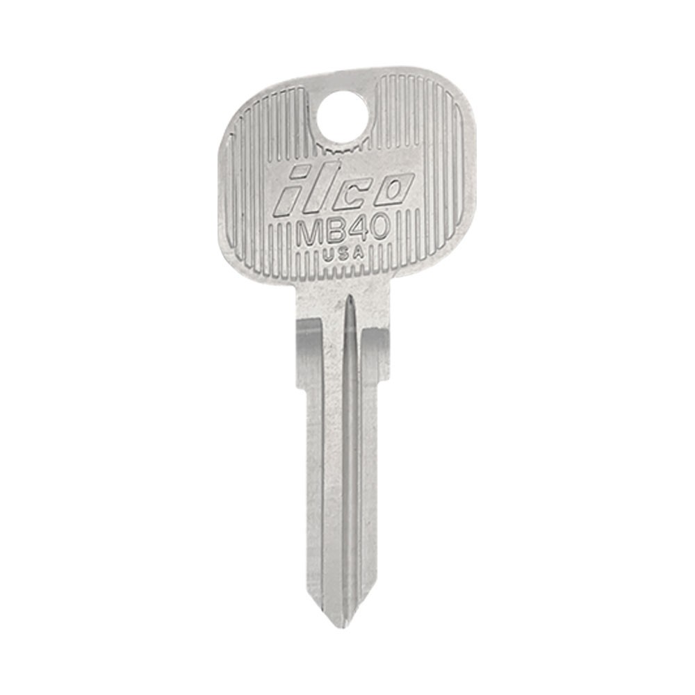 MB40 Key Blank  Nickel