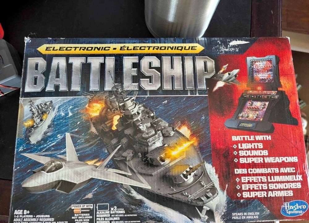 Electronic Talking Battleship Game - 2012 - Hasbro - Great Condition - .com,