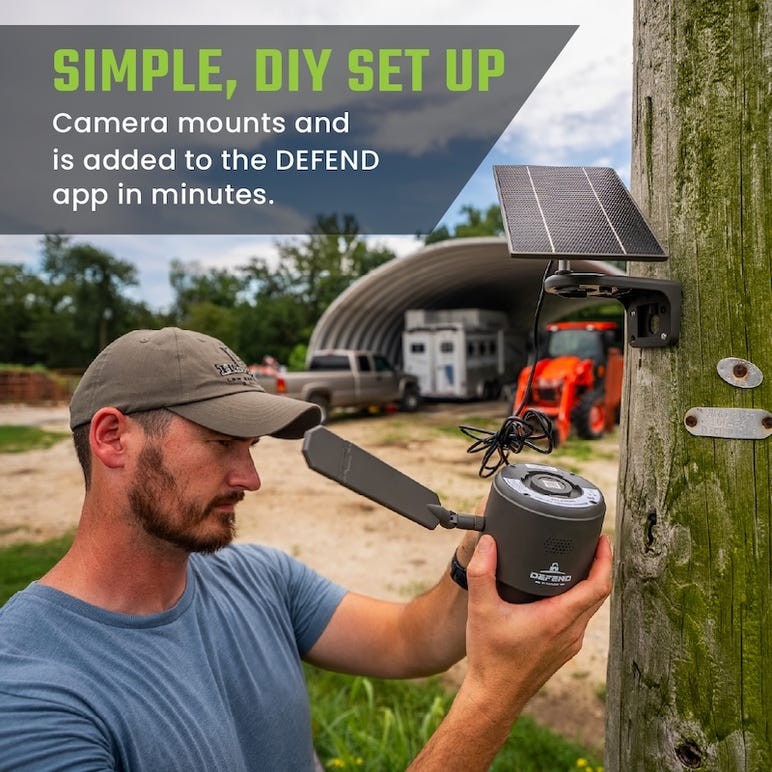 Tactacam Defend 360 Cellular Security Camera
