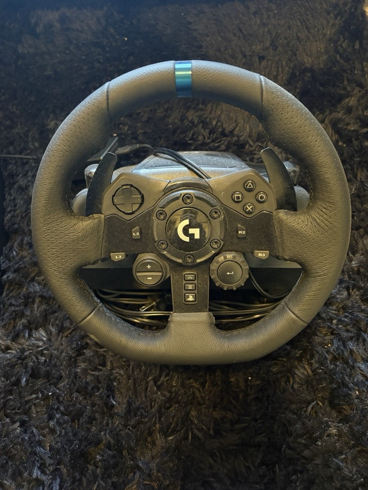Logitech Racing Wheel & Pedals Set Steering Wheel Video Game Accessory Bundle