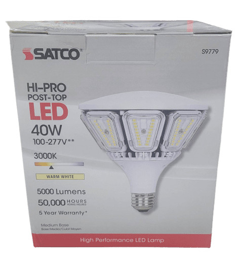 SATCO HI-PRO Post-Top 40W/3000K Light Bulbs - S9779