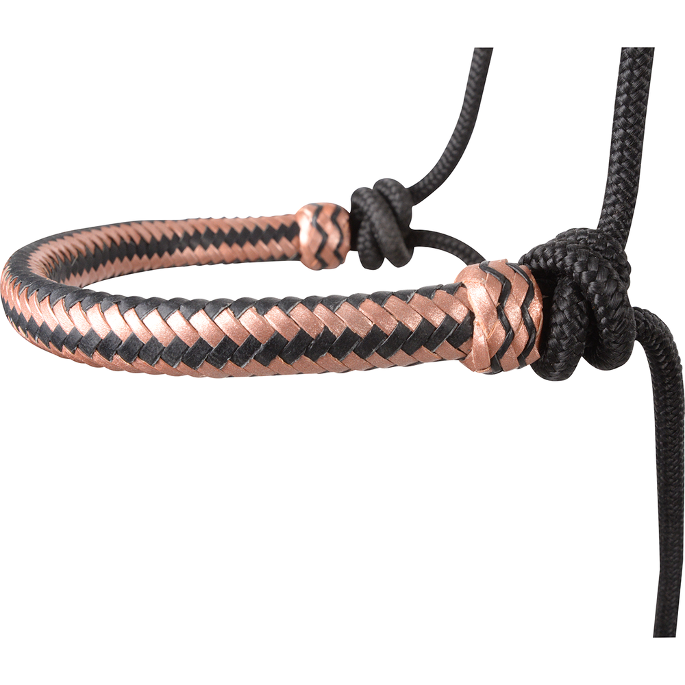 Equibrand BRAIDED RAWHIDE ROPE HALTER