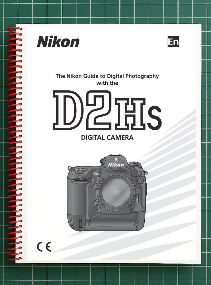 Nikon D2Hs — User Guide Manual Documentation Reference — 270 Pages — USA Made