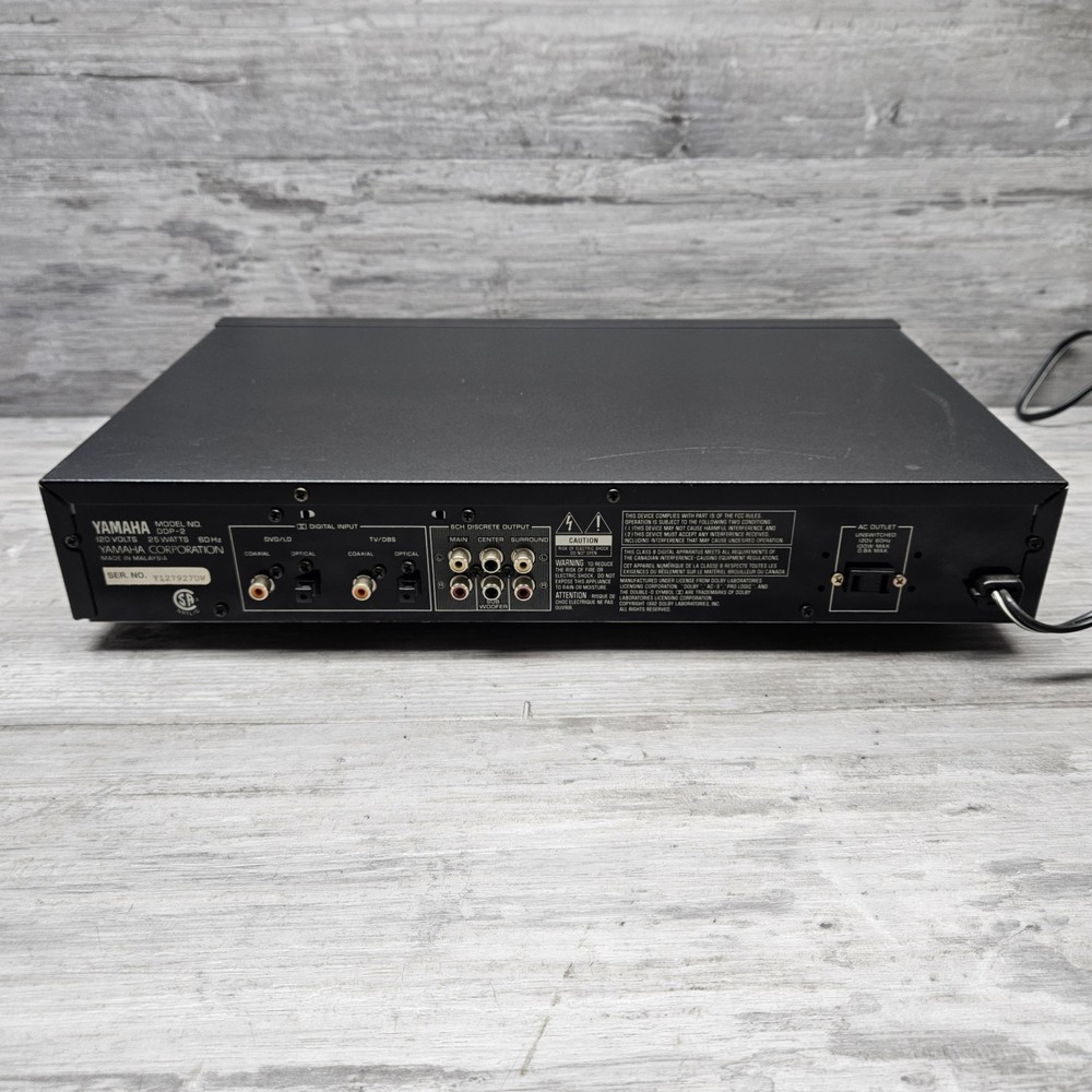 Yamaha DDP-2 Digital Sound Processor Device Tested Working
