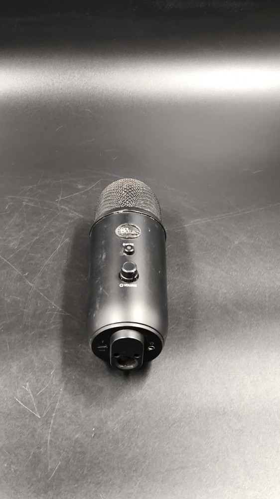 Blue Yeti Microphone Used Working Black