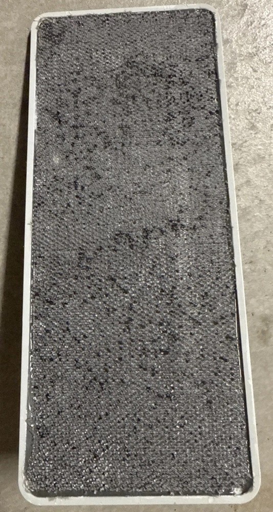 3M Doodlebug 250 Sanding Sheet Pad Holder, Hook & Loop, 3 3/4" x 9", Gray