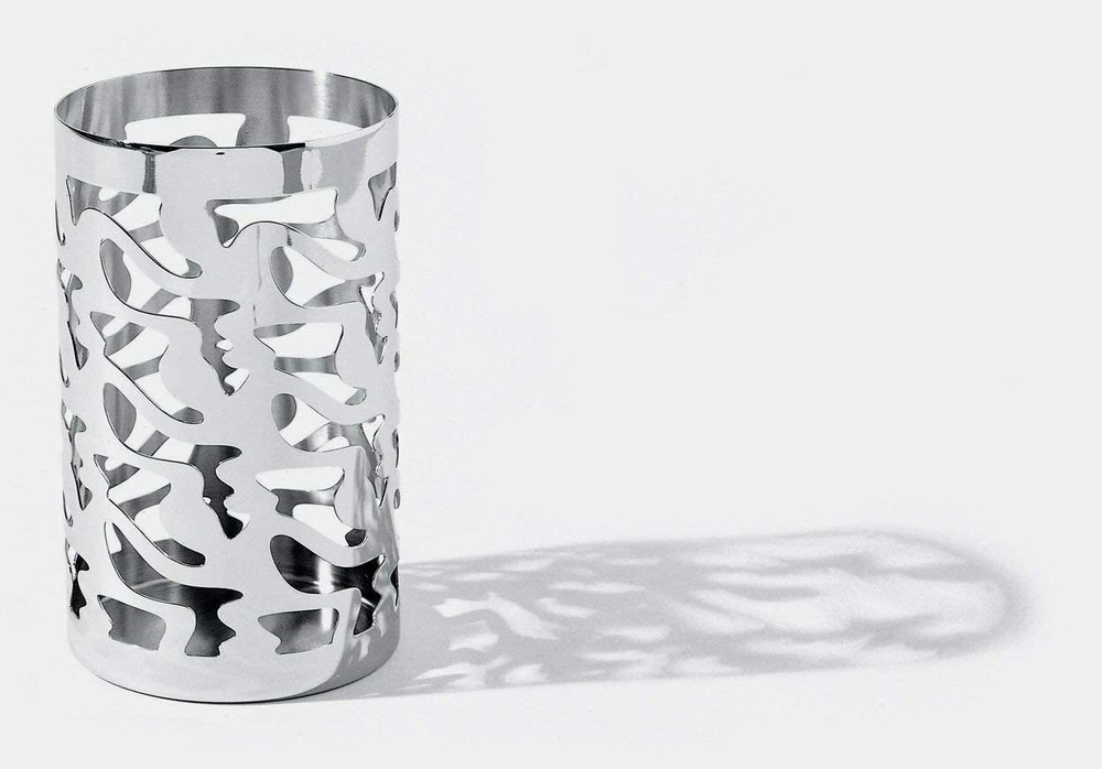 Alessi SG33 Breadstick holder Ethno, Silver