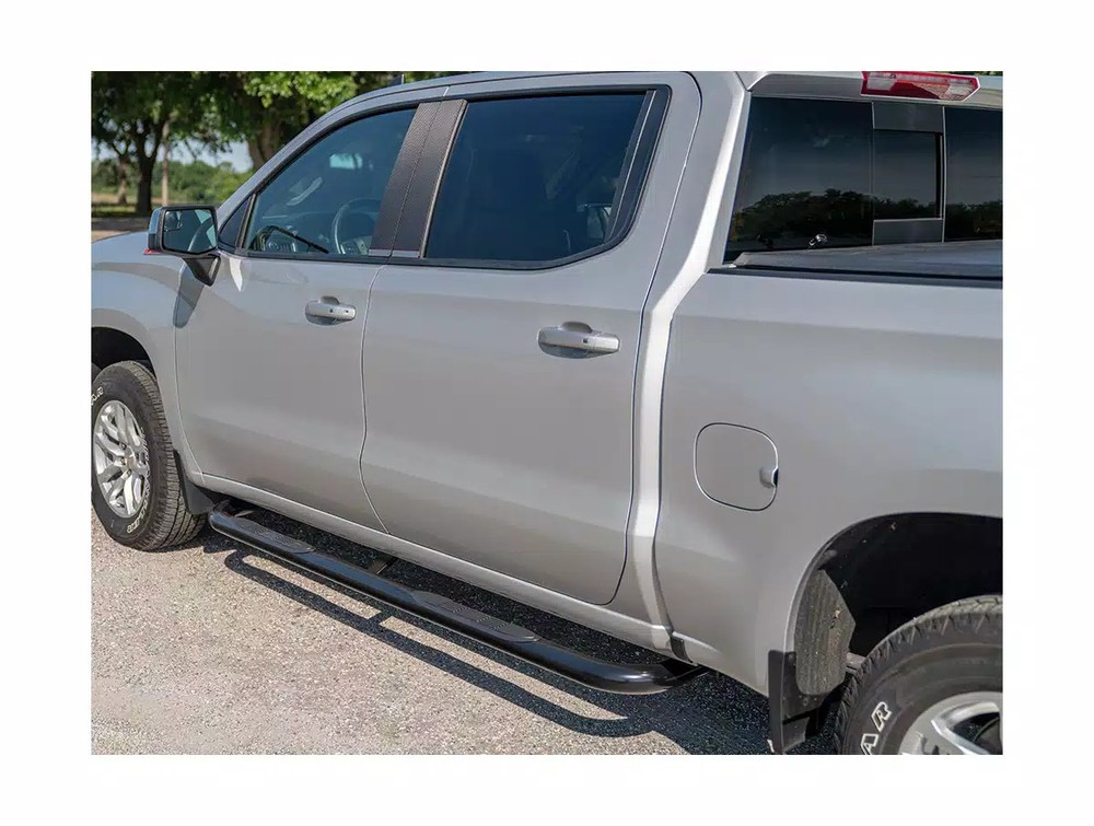 Ionic 3" Black Nerf Bars Fit 2010-2025 RAM 2500/3500 Mega Cab
