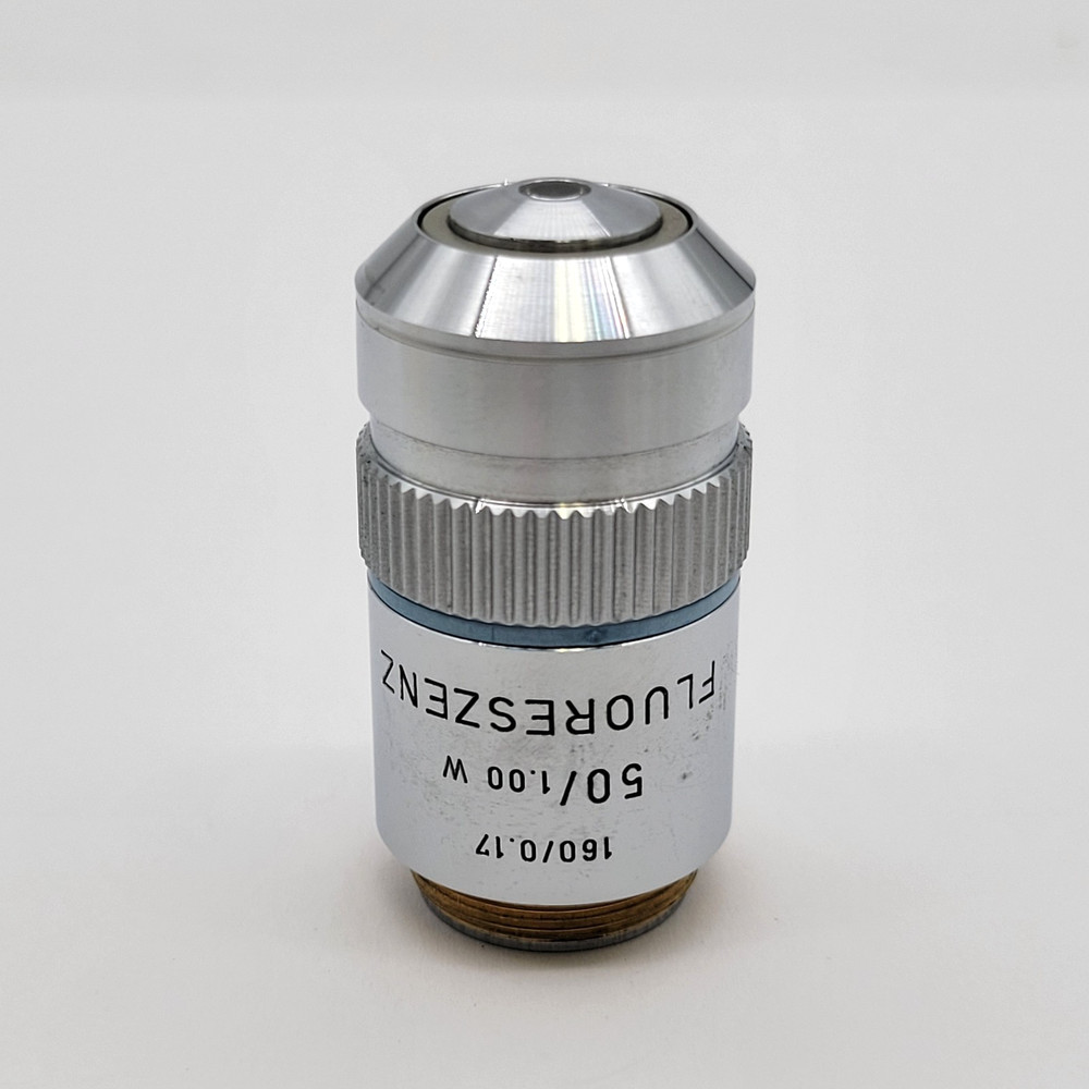 Leitz 50x Water Immersion Fluorescence Microscope Objective 519802