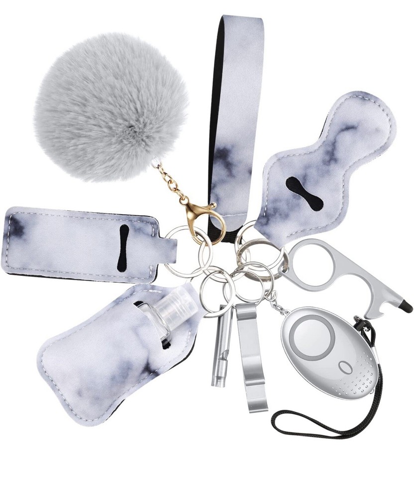 keychain self defense marble