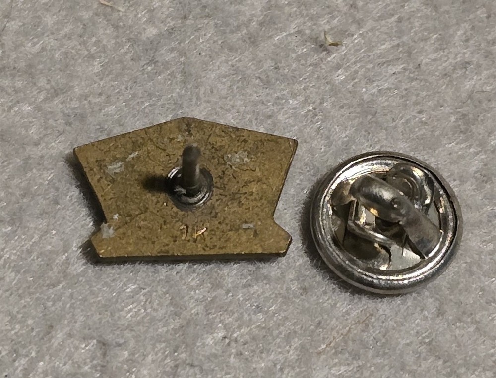 Tiny Air Force Veteran Pin - CB - Maker Marked