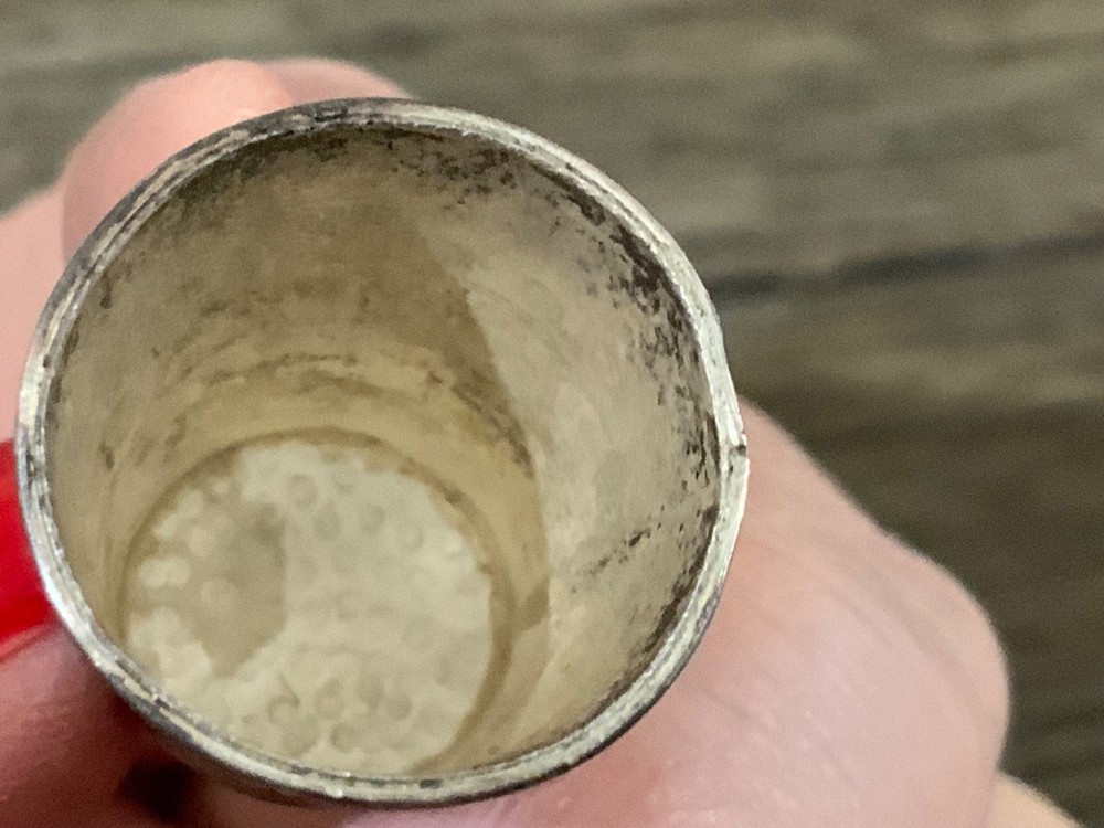 Three Sterling Silver Thimbles